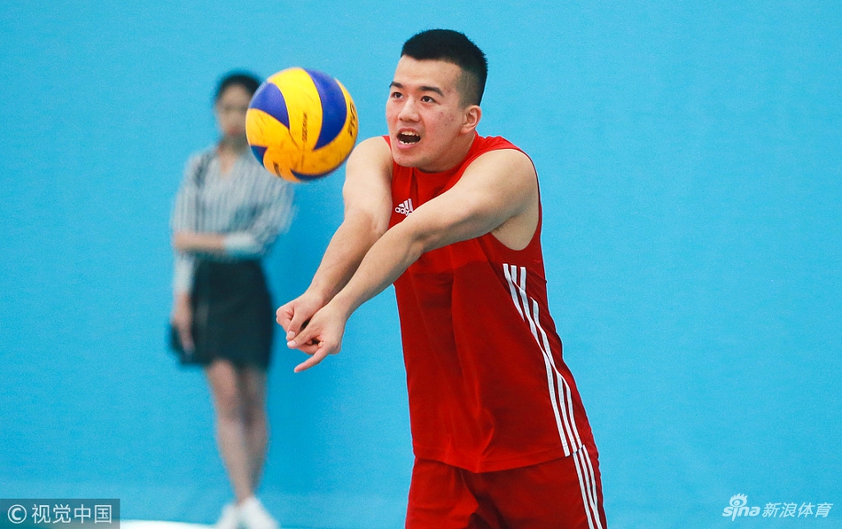 中国男排训练备战雅加达亚运会