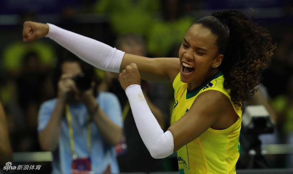 2019世界女排联赛中国0-3巴西