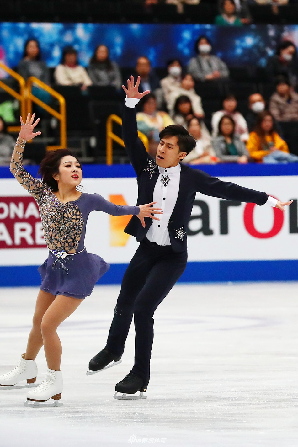 新浪直击花滑世锦赛隋文静/韩聪出战