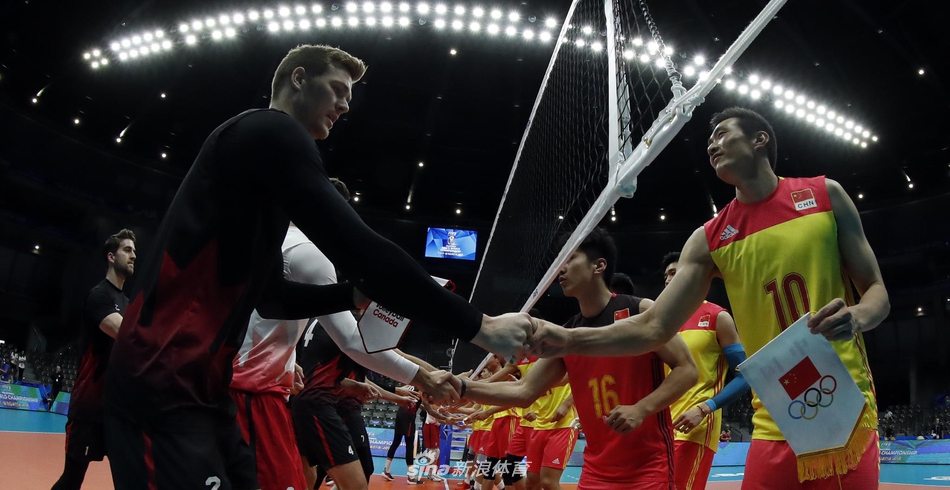 世锦赛中国男排1-3加拿大