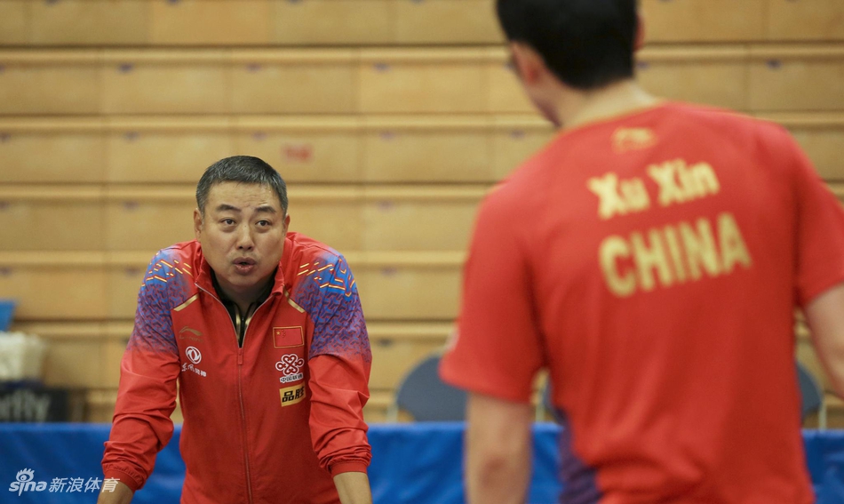 2019年中美乒乓球国家队合练