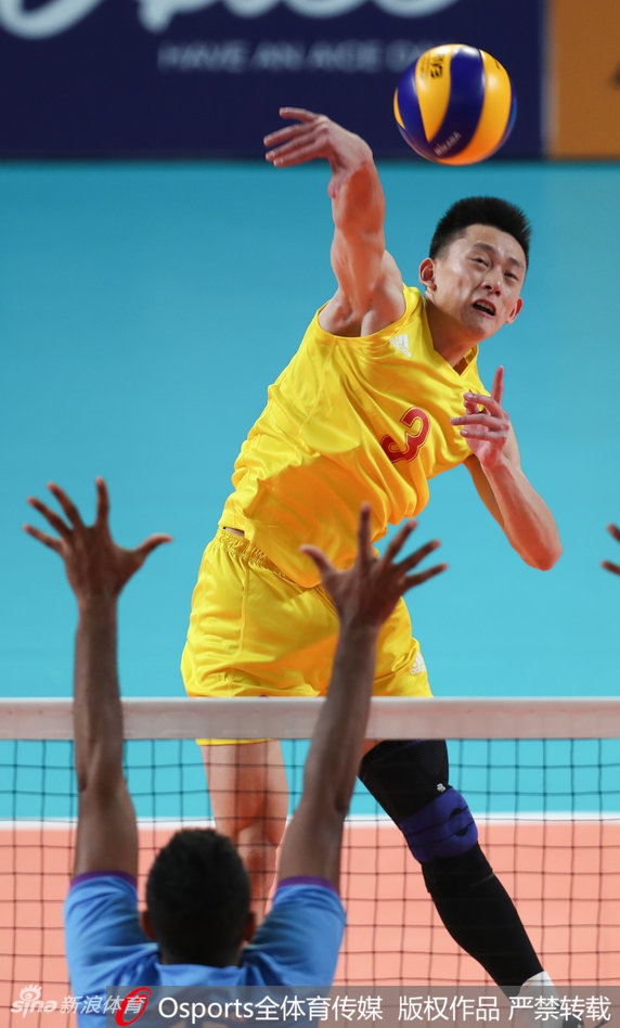 亚运会男排:中国3-1斯里兰卡