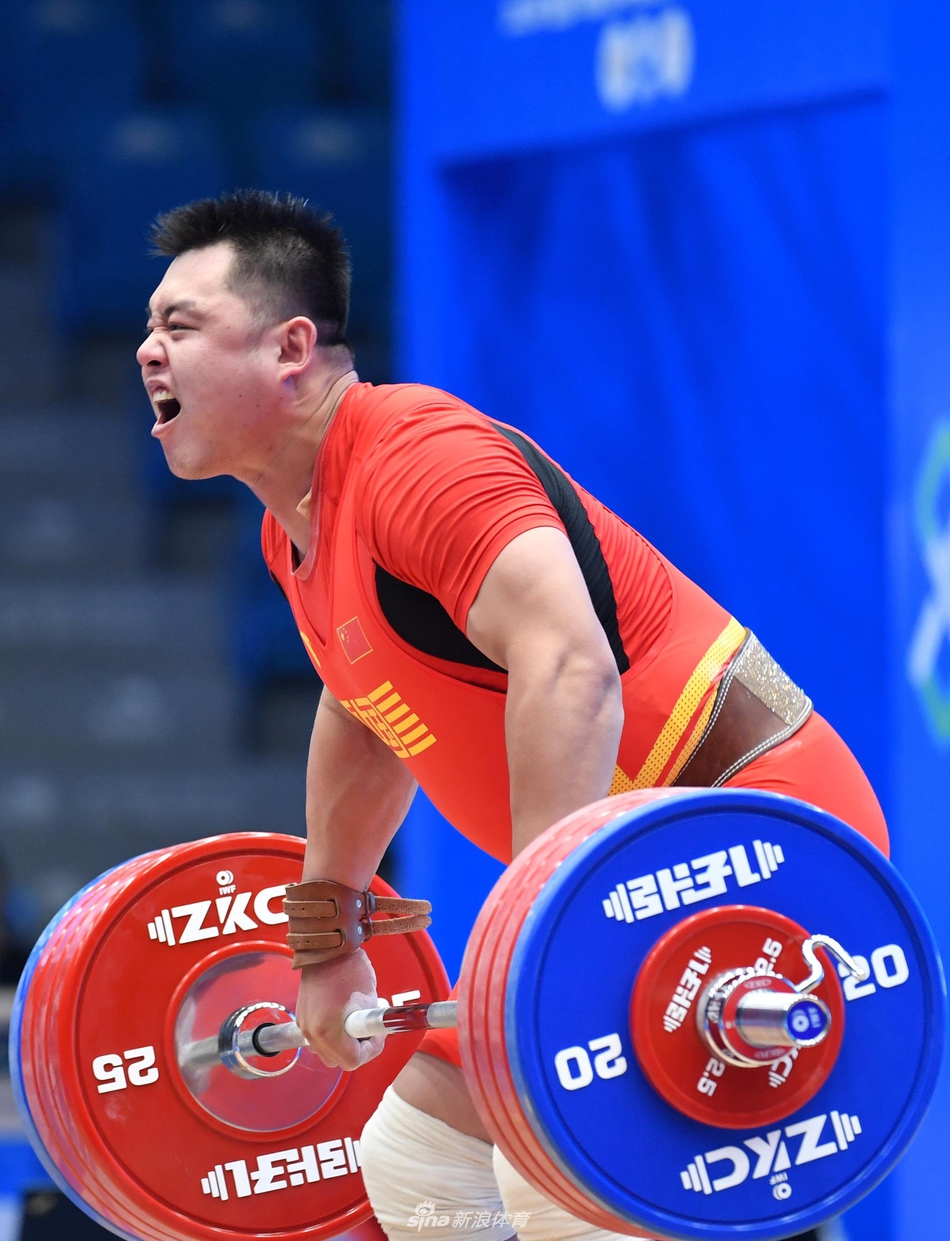 举重世界杯杨哲获109公斤级两金
