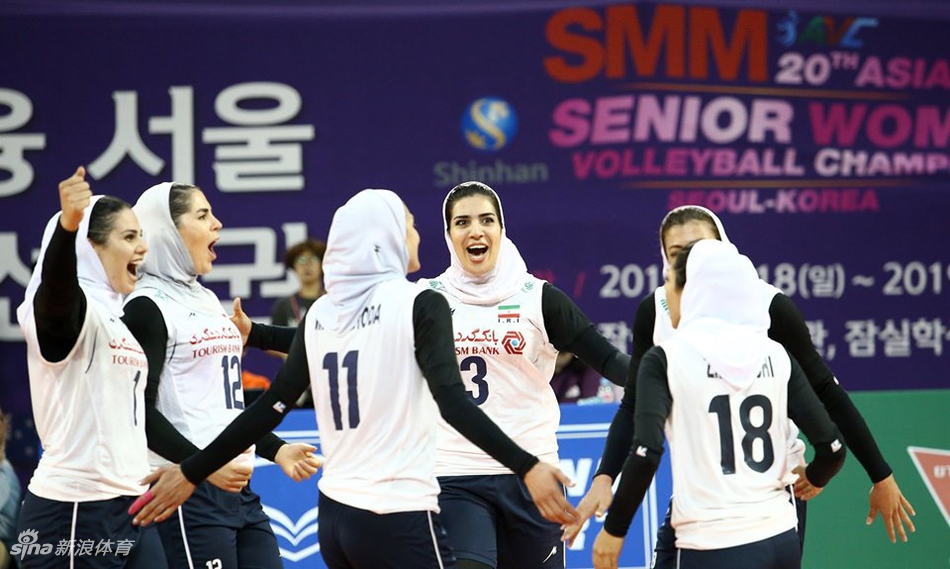 女排亚锦赛伊朗3-0中国香港进八强