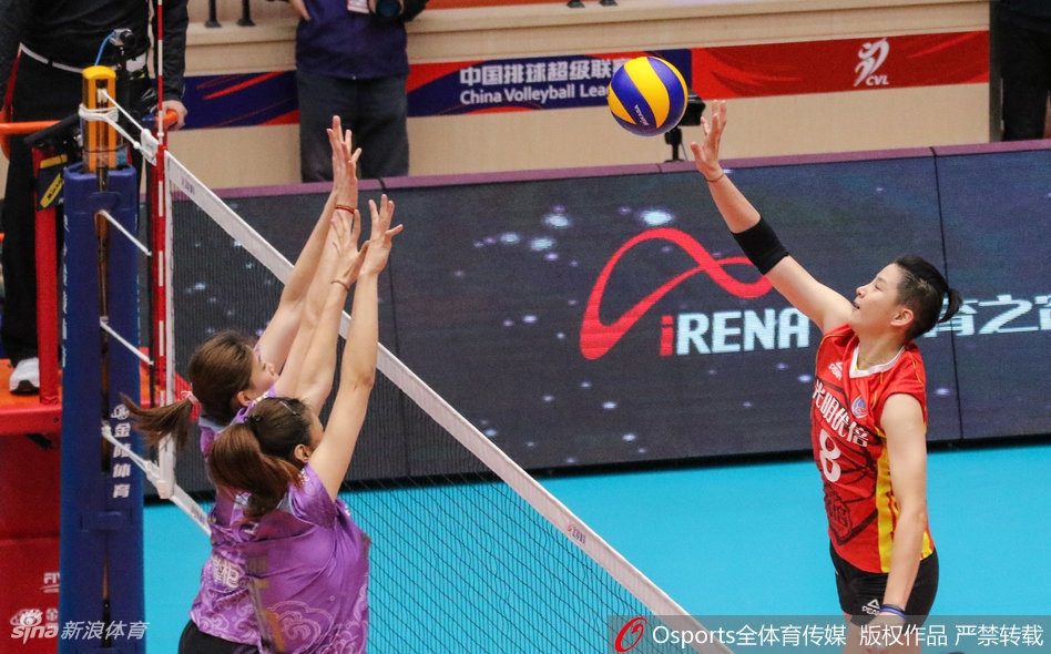 排超八强战天津女排3-0上海女排