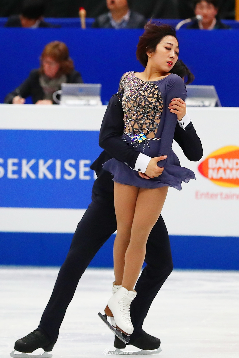 新浪直击花滑世锦赛隋文静/韩聪出战