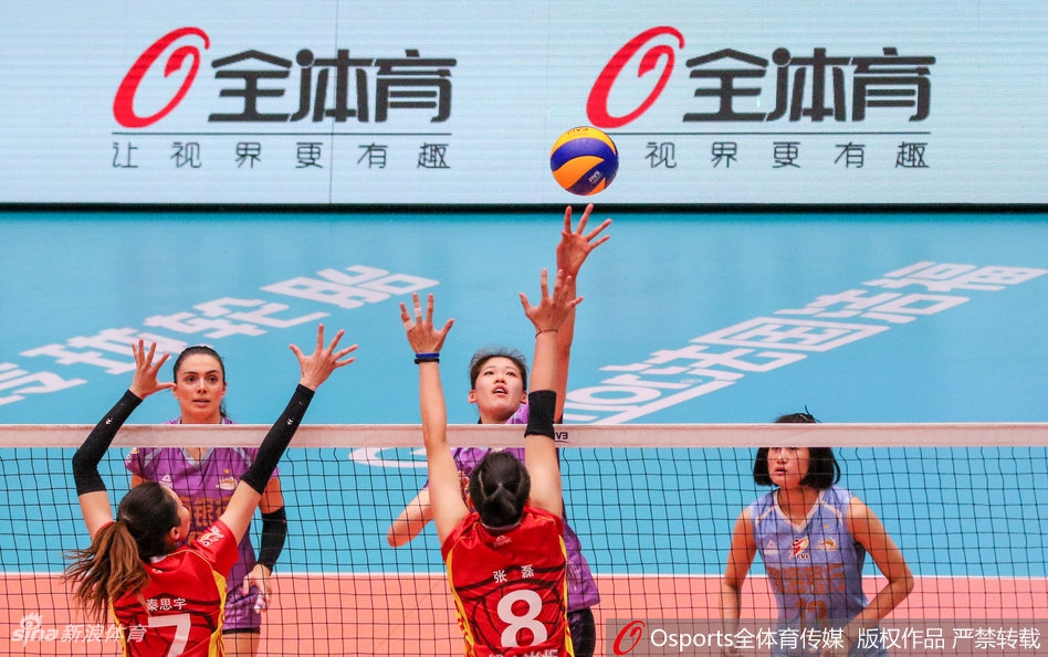 排超八强战天津女排3-0上海女排