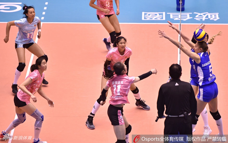 排超精英赛八一女排3:1广东女排