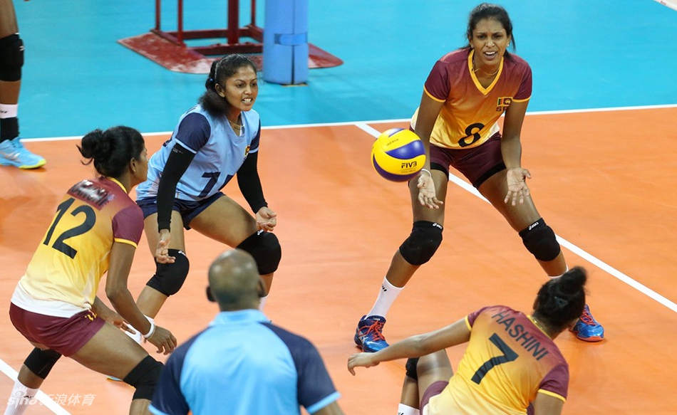 亚锦赛中国女排3-0斯里兰卡