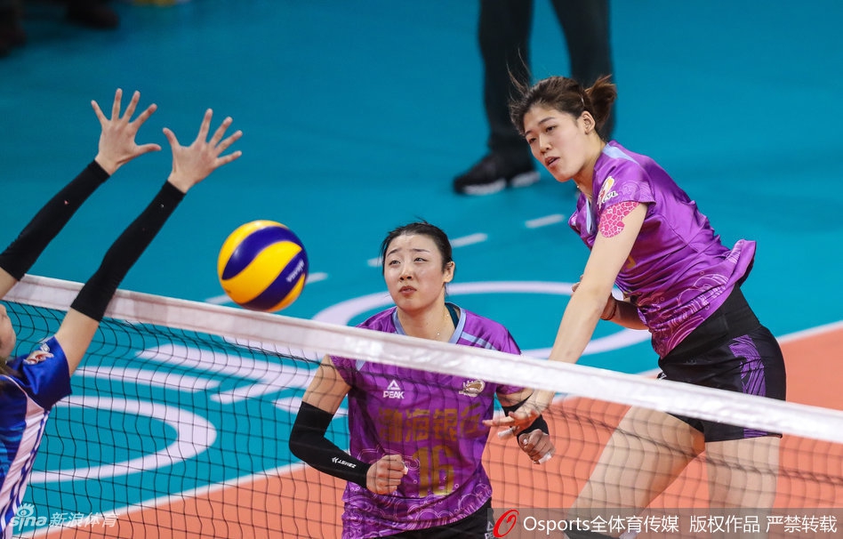 排超八强战上海女排2-3天津女排