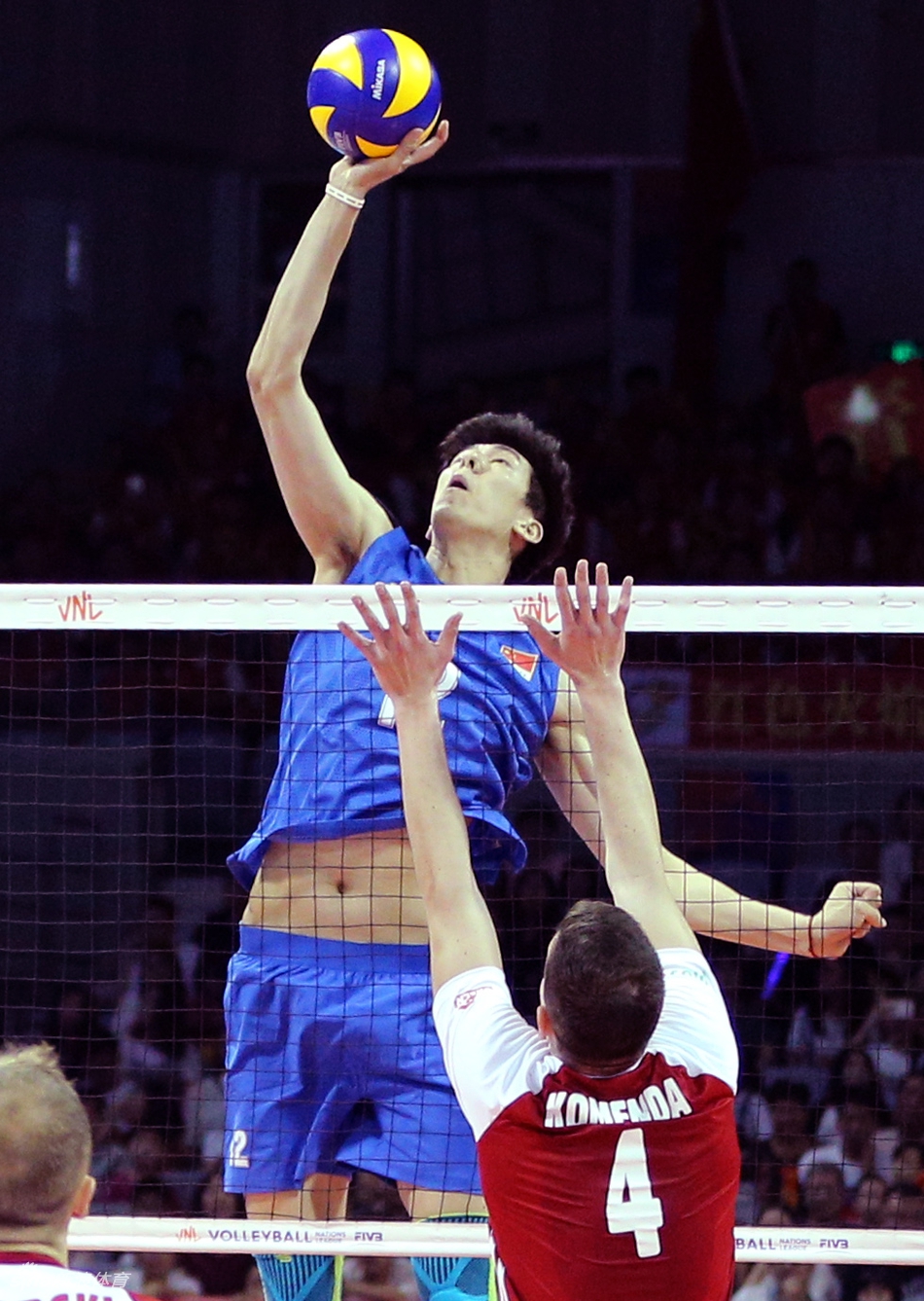 世界男排联赛中国0-3波兰