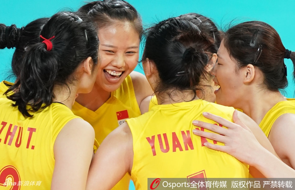 亚运女排小组赛中国3-0韩国