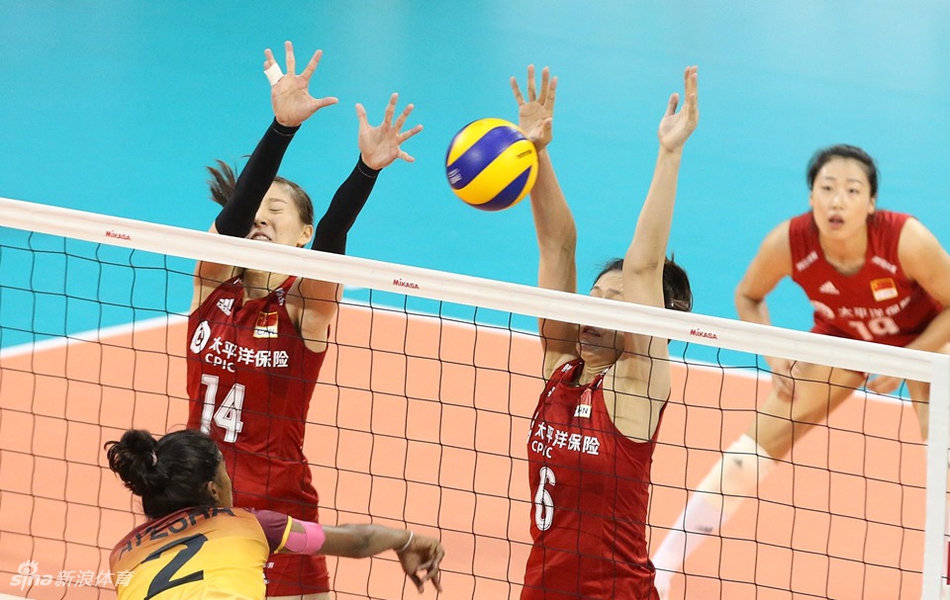 亚锦赛中国女排3-0斯里兰卡