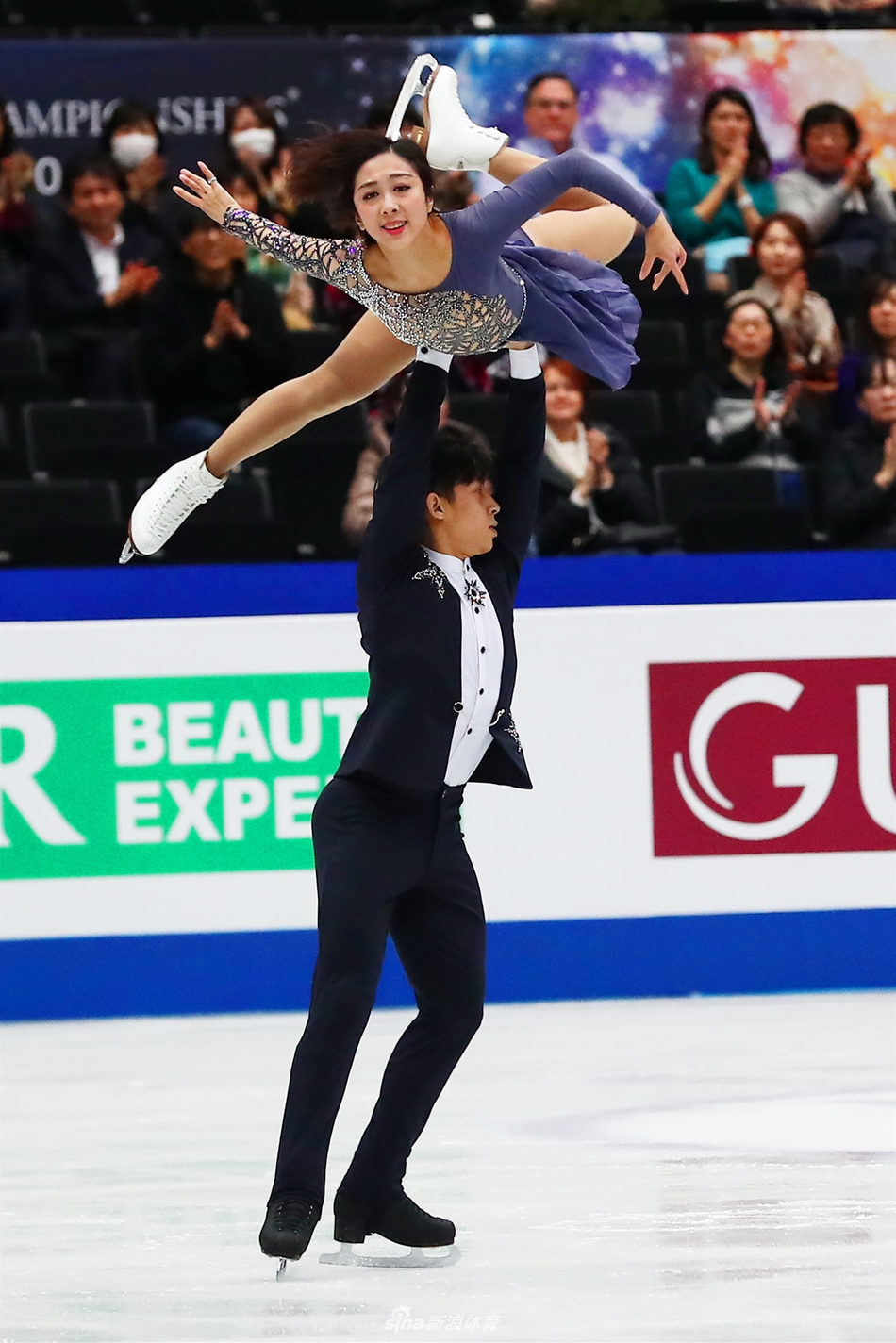 新浪直击花滑世锦赛隋文静/韩聪出战