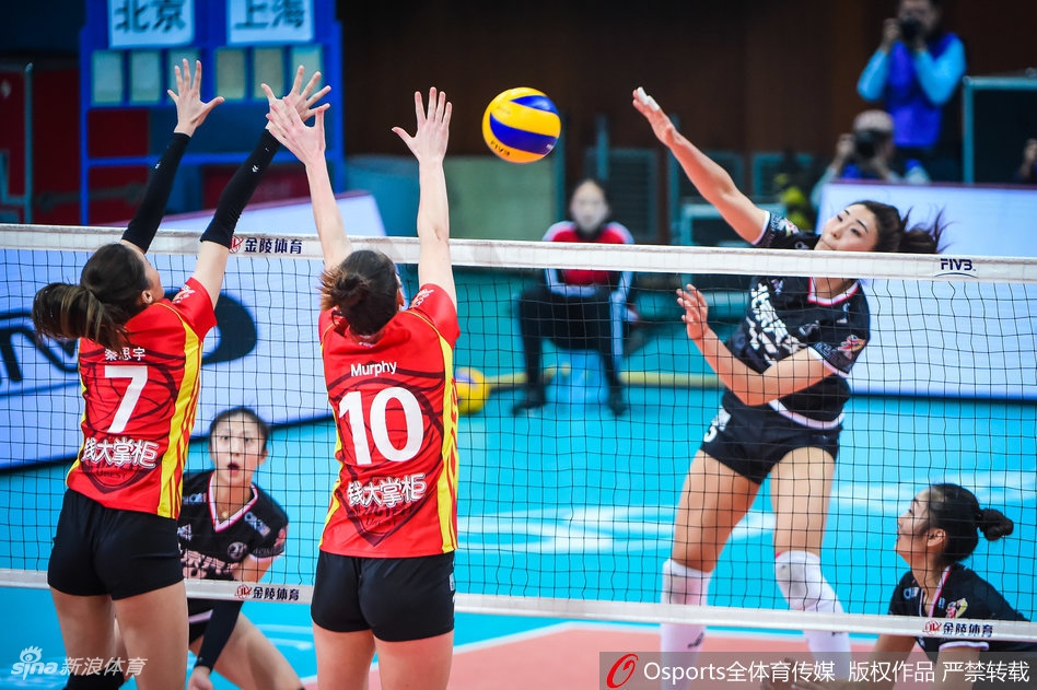 排超半决赛北京女排3-0上海女排