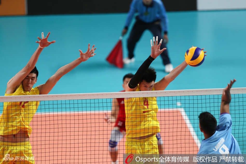 亚运会男排:中国3-1斯里兰卡