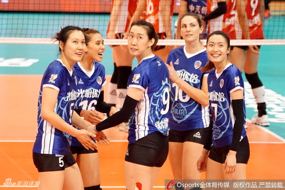 排超女排精英赛上海3-2力克江苏