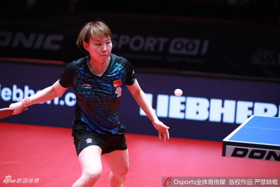奥地利赛半决赛陈梦4：3胜朱雨玲