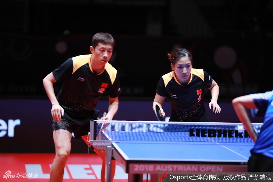 奥地利赛许昕\刘诗雯混双夺冠