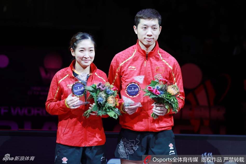 奥地利赛许昕\刘诗雯混双夺冠