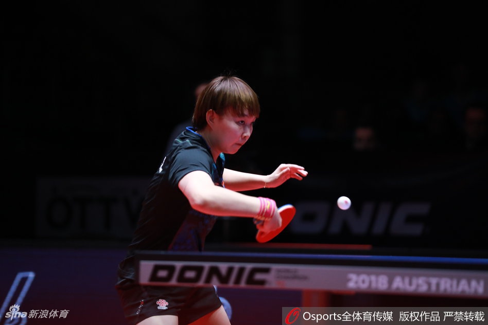 奥地利赛半决赛陈梦4：3胜朱雨玲