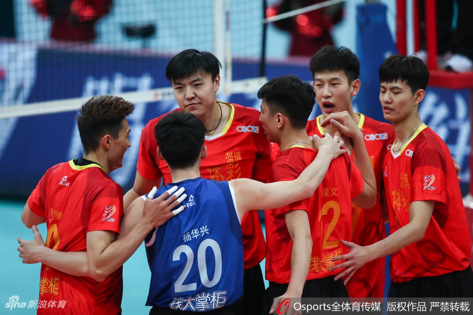 男排联赛半决赛首回合北汽3-0山东