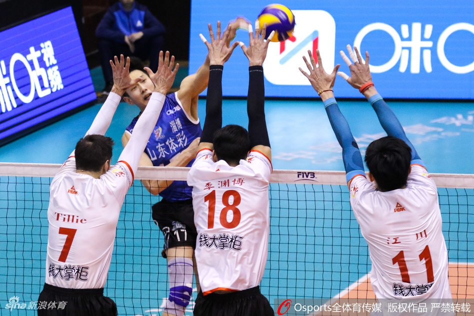 排超半决赛山东男排1-3北汽