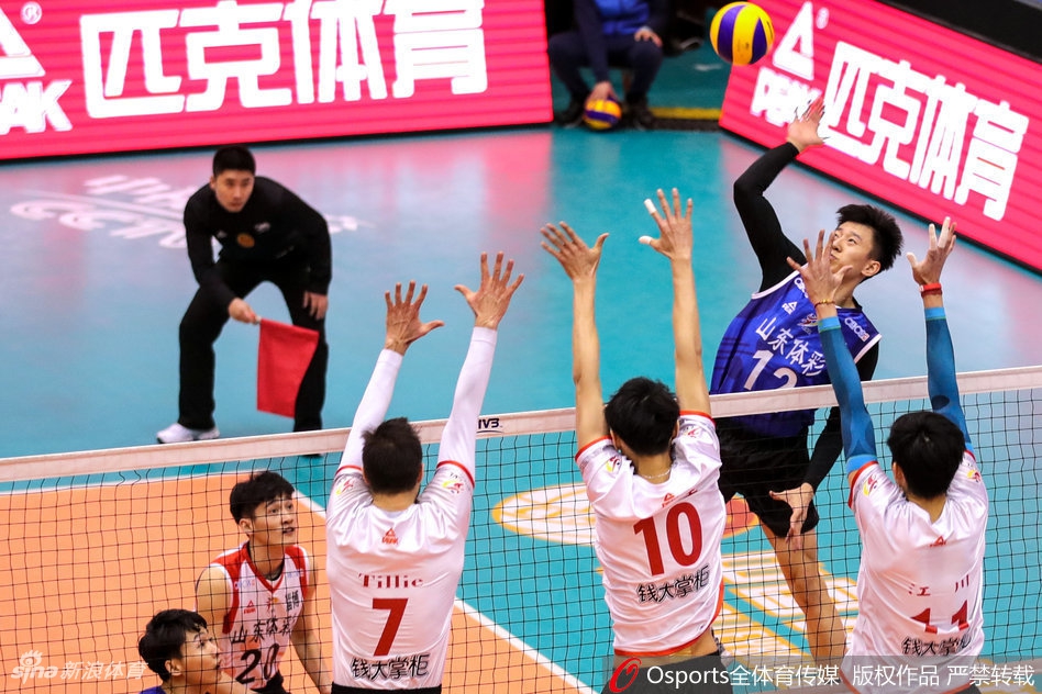 排超半决赛山东男排1-3北汽