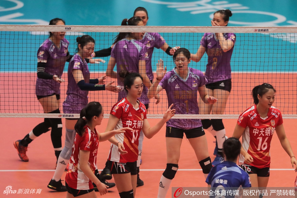 排超半决赛天津女排3-1江苏女排