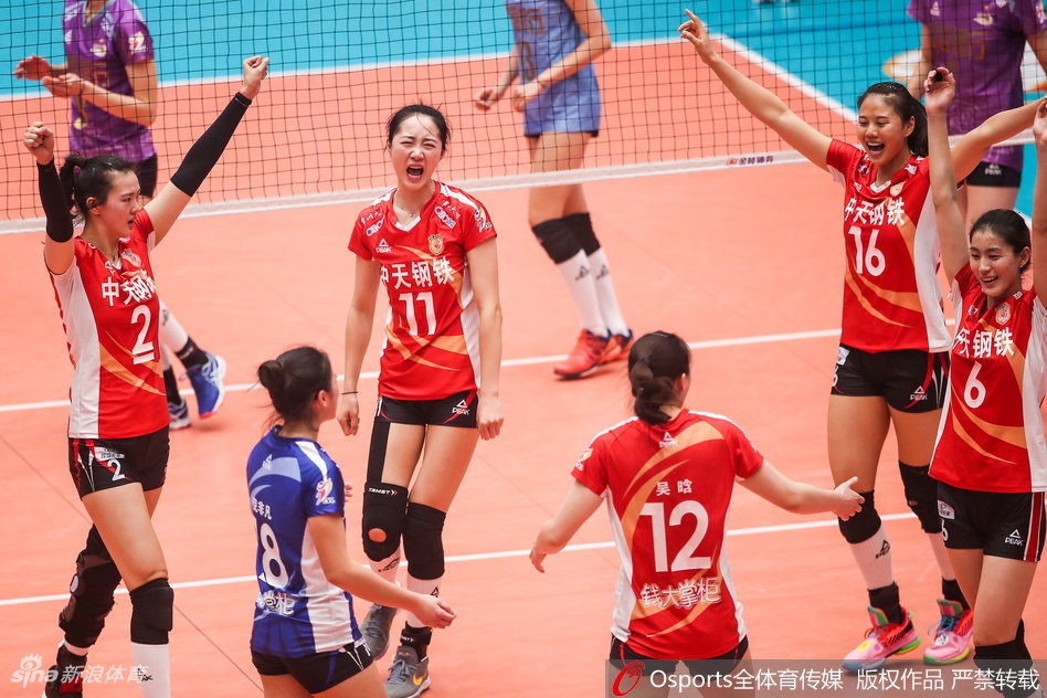 排超半决赛天津女排3-1江苏女排