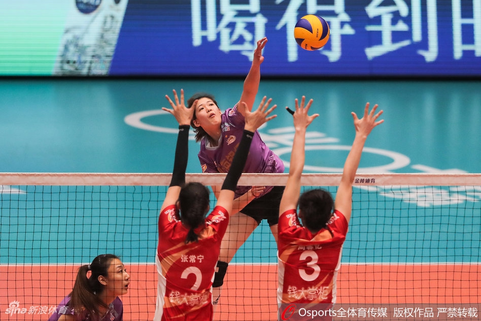 排超半决赛天津女排3-1江苏女排