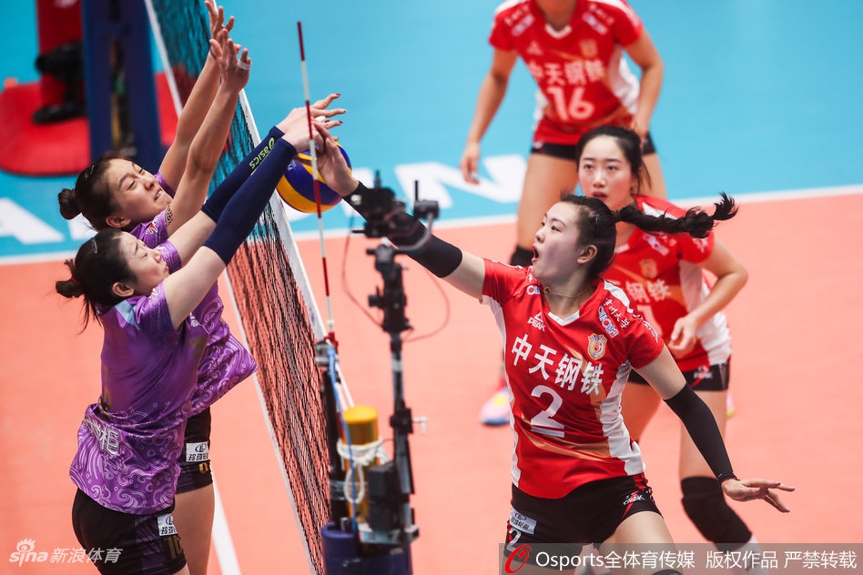 排超半决赛天津女排3-1江苏女排