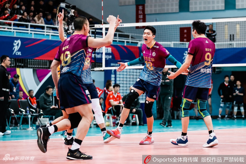 排超男排决赛第1场：北京0-3上海