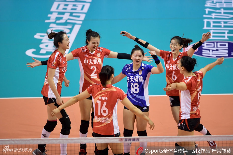 女排半决赛第三场江苏3-0天津