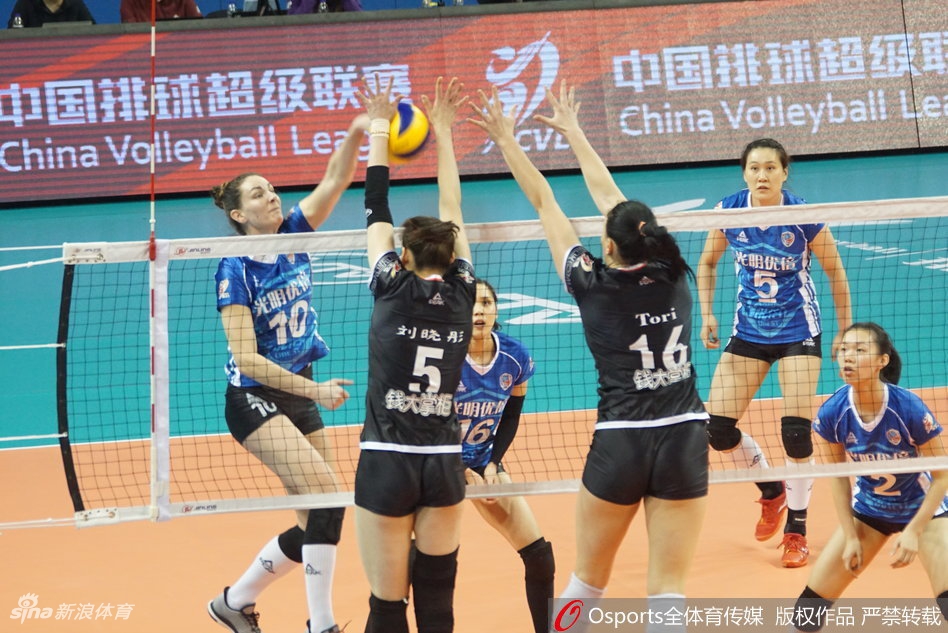 排超八强战上海女排2-3北汽女排