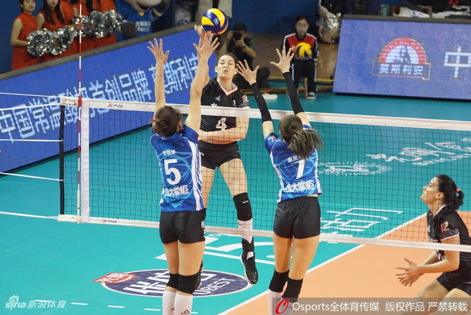 排超八强战上海女排2-3北汽女排