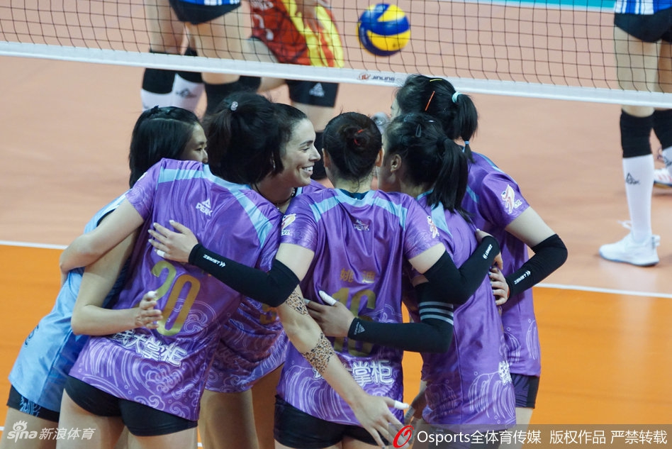 排超八强战上海女排2-3天津女排