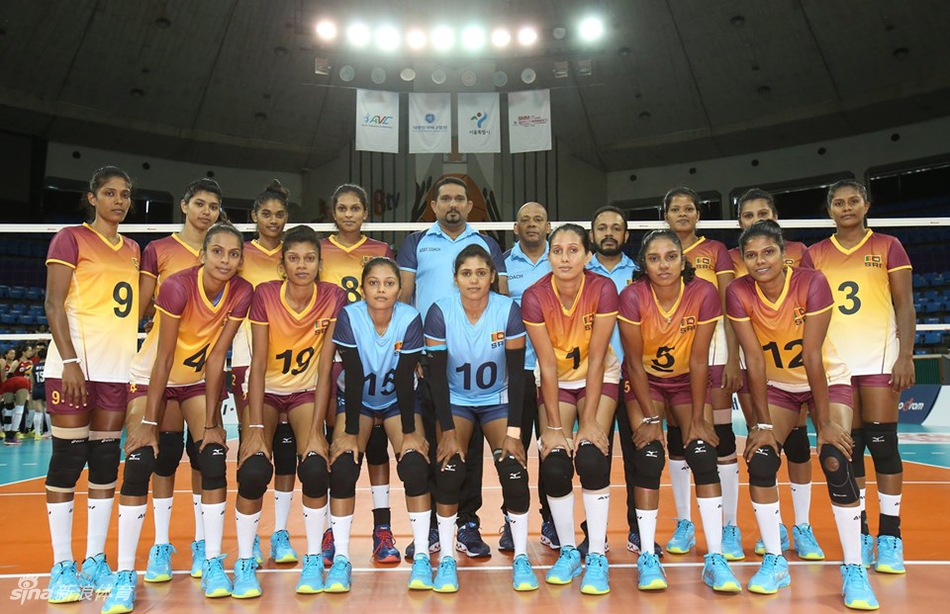 亚锦赛中国女排3-0斯里兰卡