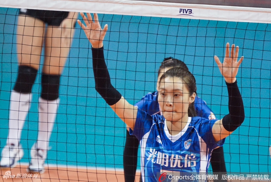 排超八强战上海女排2-3天津女排