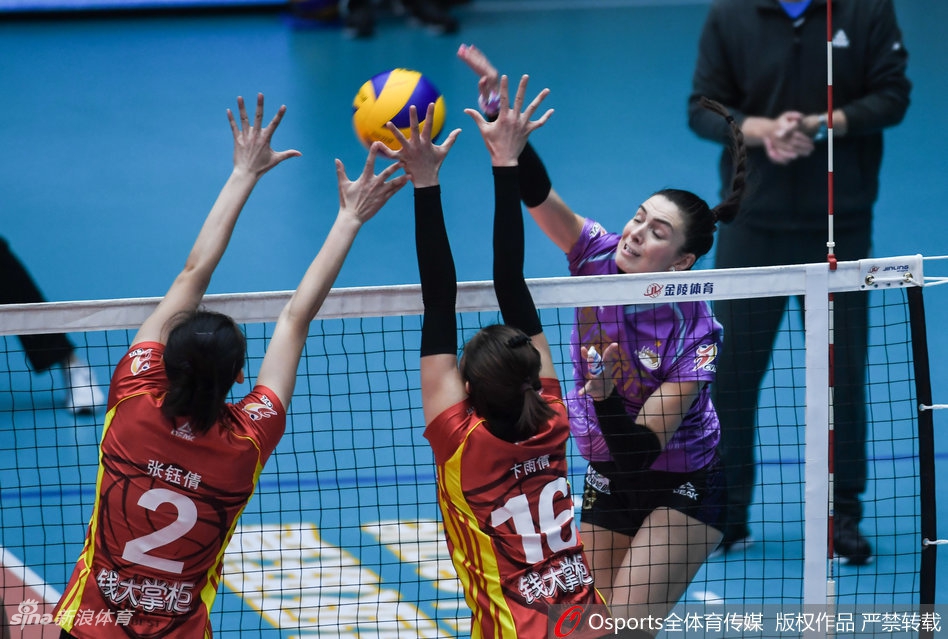 排超八强战天津女排3-0上海女排