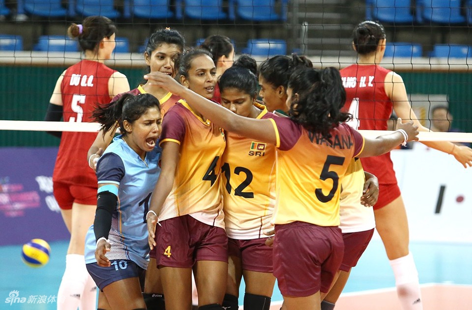 亚锦赛中国女排3-0斯里兰卡