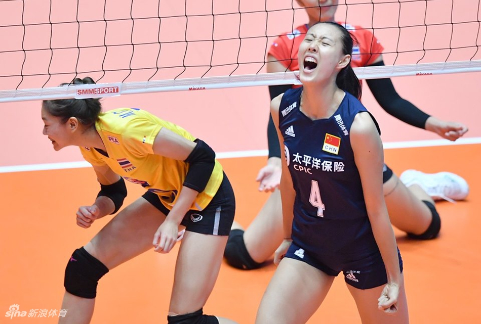 亚锦赛中国女排1-3泰国无缘决赛