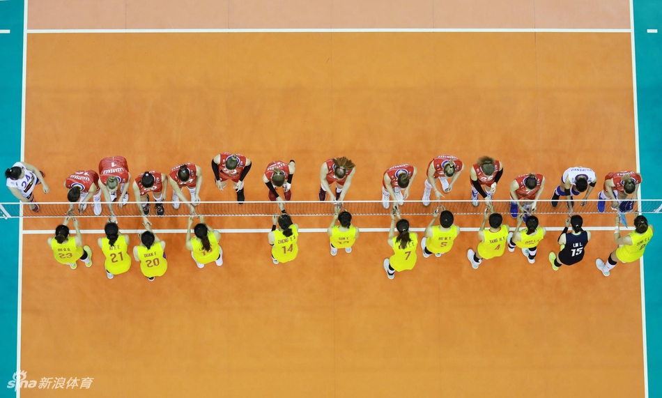 中国女排二队1-3俄罗斯青年军