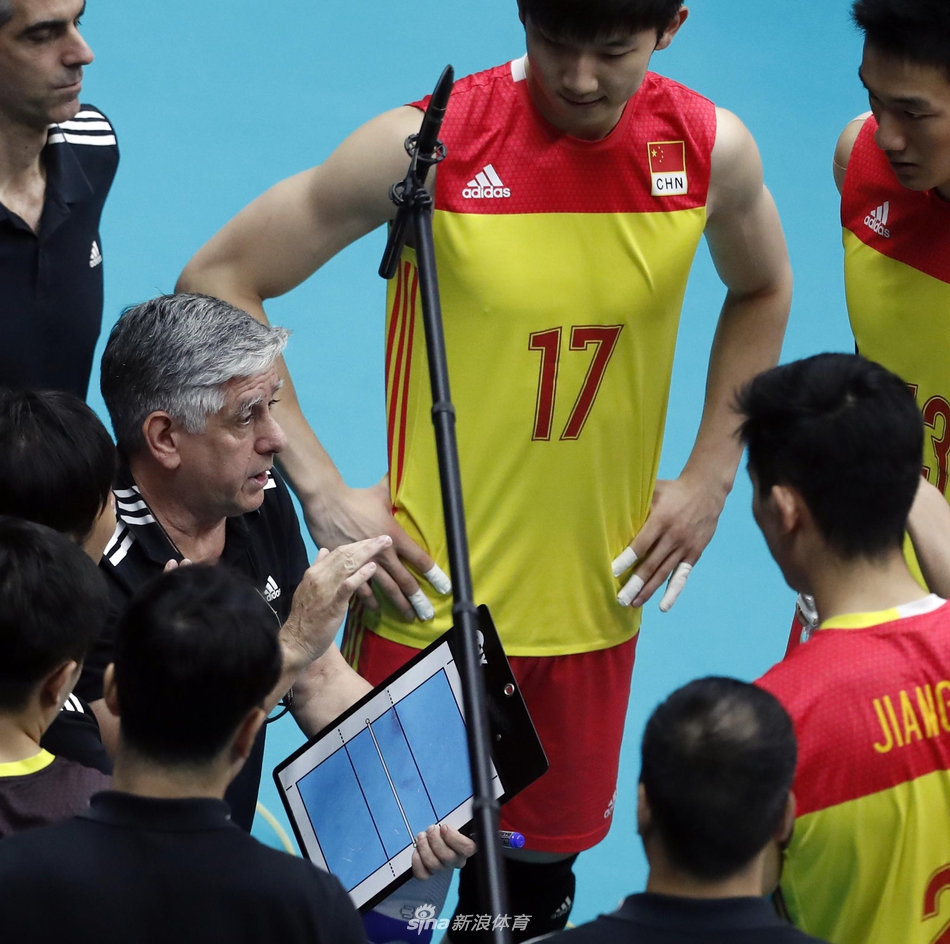 世锦赛中国男排1-3加拿大