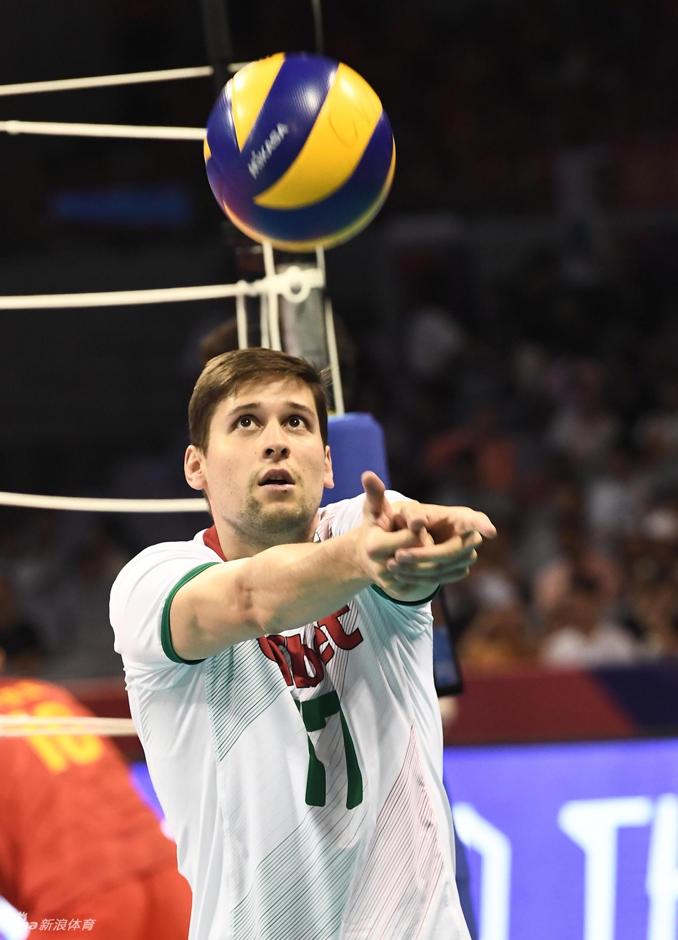 世界男排联赛中国3-0保加利亚