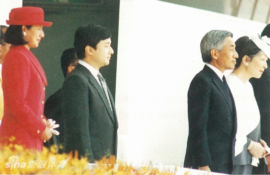 1994年第12届广岛亚运会日本“国王”“王后”到场