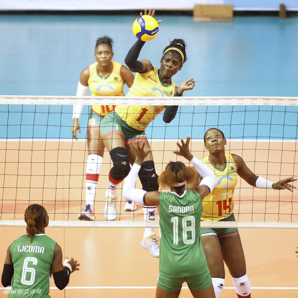 女排奥运资格赛非洲精彩瞬间
