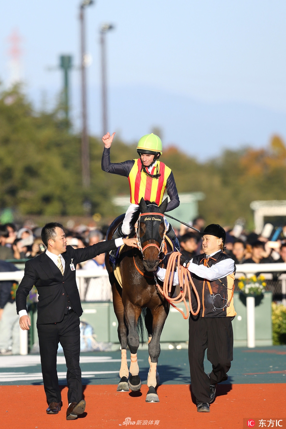日本赛马冠军杯骑手莫雅夺冠