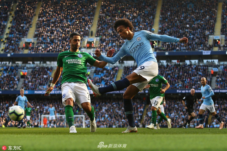 [英超]曼城2-0布莱顿