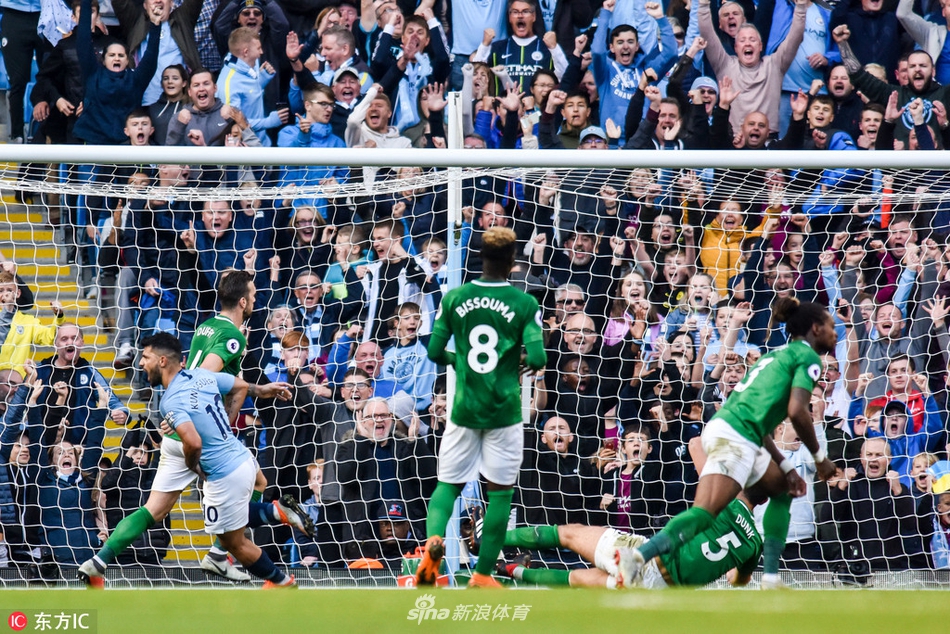 [英超]曼城2-0布莱顿